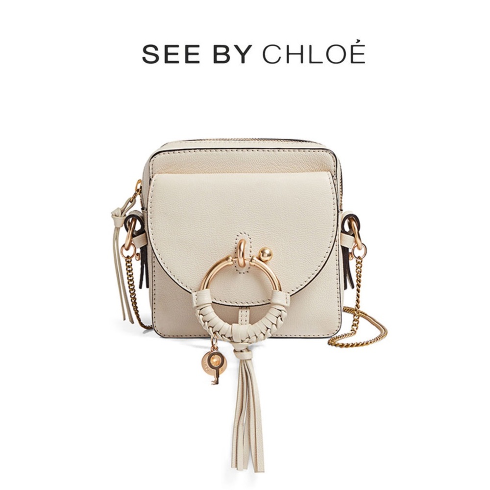 See By Chloe Cement Beige Joan Mini Camera bag